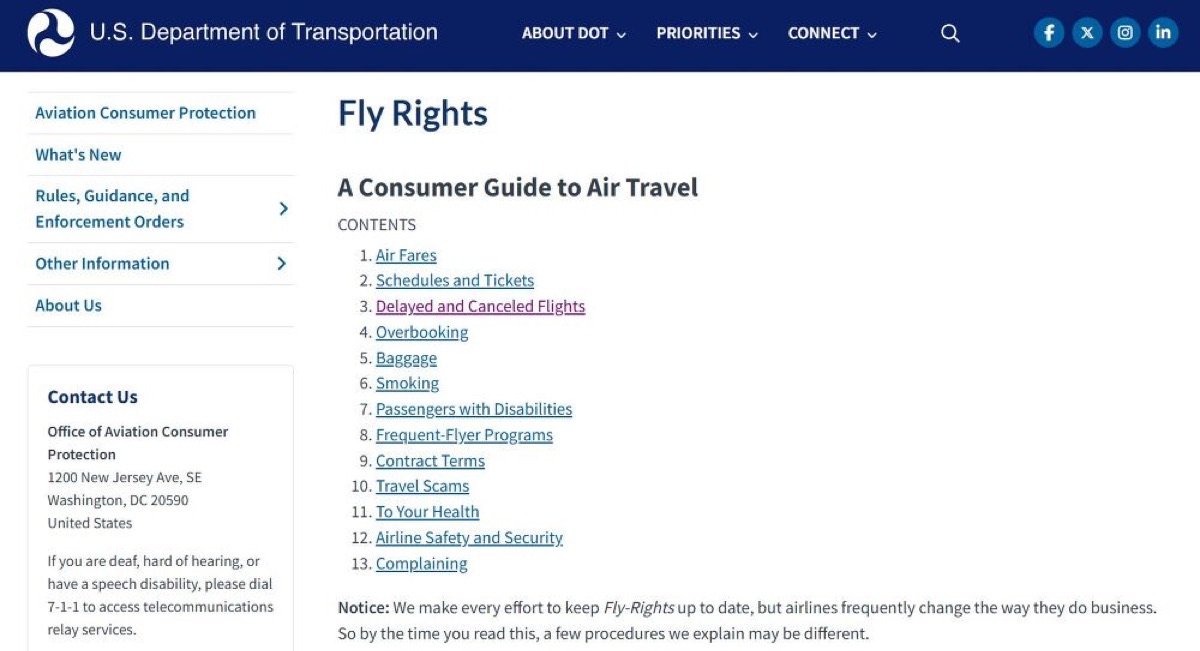 Image Credit: U.S. Department of Transportation
